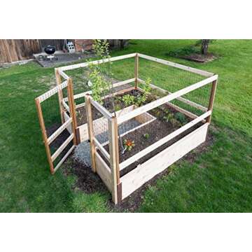 Deer-Proof Just Add Lumber Vegetable Garden Kit - 8'x8'