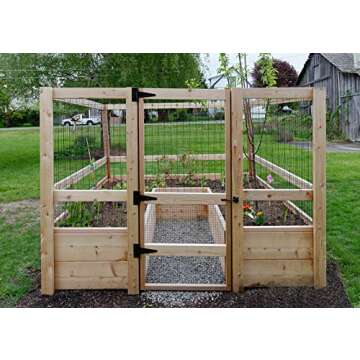 Deer-Proof Just Add Lumber Vegetable Garden Kit - 8'x8'