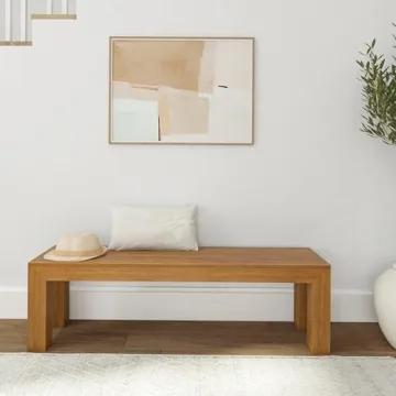 Plank+Beam 60 Inch Stylish Wood Dining Bench