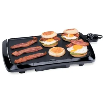Presto 07047 Cool Touch Electric Griddle for Easy Cooking and Cleanup