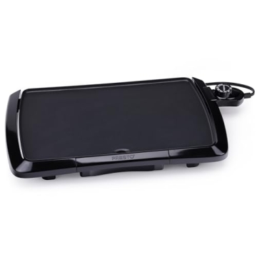 Presto Electric Griddle with Nonstick Surface and Heat Control
