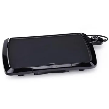 Presto Electric Griddle with Nonstick Surface and Heat Control