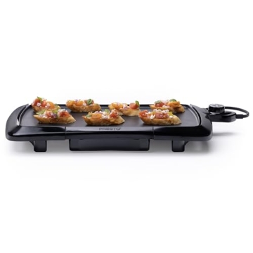 Presto Electric Griddle with Nonstick Surface and Heat Control