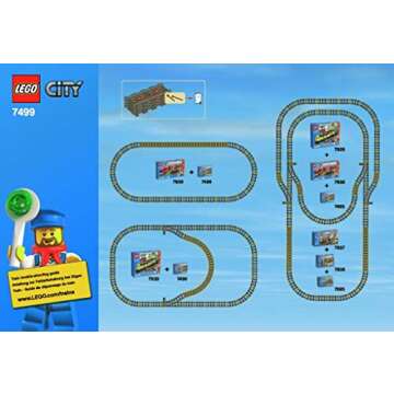 LEGO City Flexible Tracks 7499 for Creative Train Play