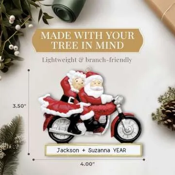 Personalized Santa Couple Ornament 2024 Fast Delivery