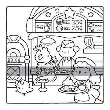 Cozy Eras: Cute Coloring Book for Adults and Teens with Adorable Characters and Nostalgic Scenes for Relaxation (Comfy and Cozy Coloring Books)