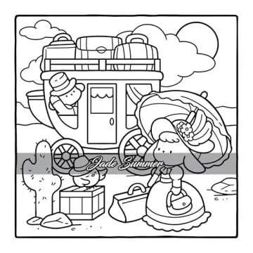 Cozy Eras: Cute Coloring Book for Adults and Teens with Adorable Characters and Nostalgic Scenes for Relaxation (Comfy and Cozy Coloring Books)