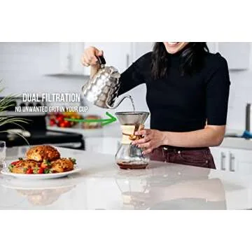 Barista Warrior Pour Over Coffee Filter - Eco-Friendly Brew