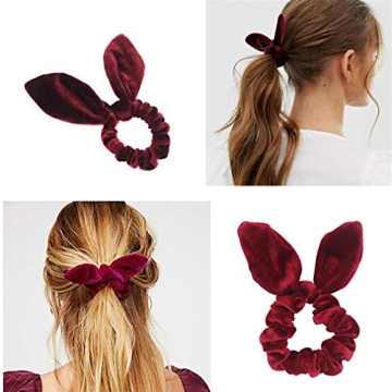 SUSULU Velvet Hair Scrunchies Pack - 12 Unique Colors