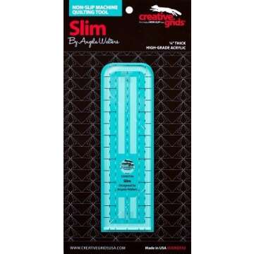 Creative Grids Machine Quilting Tool 4 Pack Squiggy, Archie, Shorty, Slim