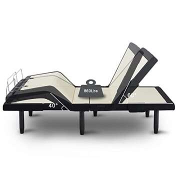 Applied Sleep Pro Queen Adjustable Bed Frame for Comfort