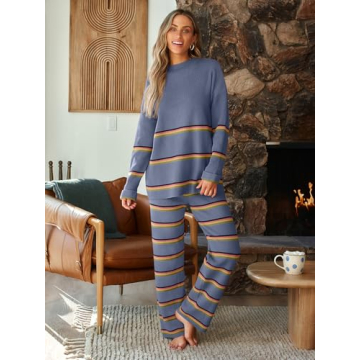 LILLUSORY Cozy 2 Piece Sweater Set for Women - Fall Fashion