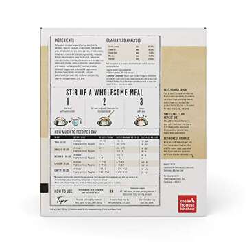 The Honest Kitchen Dehydrated Whole Grain Chicken Dog Food, 4 lb Box