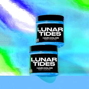 Lunar Tides Semi-Permanent Hair Color - Cyan Sky