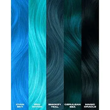 Lunar Tides Semi-Permanent Hair Color - Cyan Sky