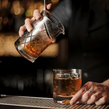 MOFADO Crystal Cocktail Mixing Glass Set - Elegant Gift Set!