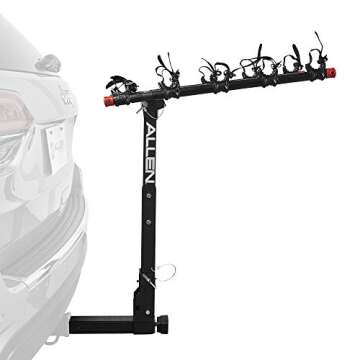 Allen Sports 5-Bike Carrier - Quick Release & Locking