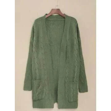 Plus Size Chunky Knit Cardigan for Women by Dokotoo
