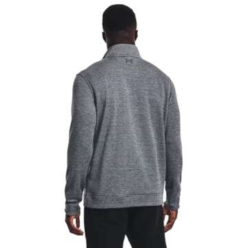 Under Armour Mens Storm SweaterFleece Quarter Zip - Pitch Gray