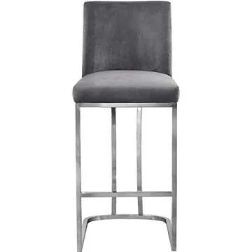 Heidi Velvet Counter Stool - Chic & Comfortable Design