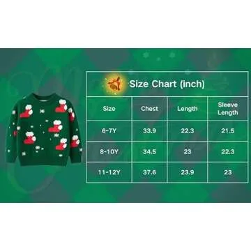 Colorful House Christmas Sweater Boy Girl Funny Kids Christmas Pullover Sweatshirt Warm Crewneck Winter Clothes