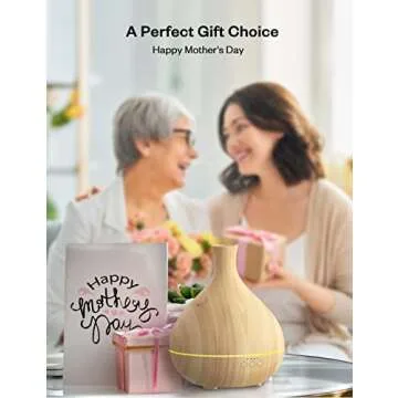 500ml Essential Oil Diffuser with Auto Shut-Off & Quiet Operation