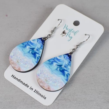 Beach Earrings for Women Summer Ocean Coastal Jewelry