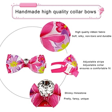 Stylish JpGdn Pet Bowties for Dogs and Cats - 12pc Set