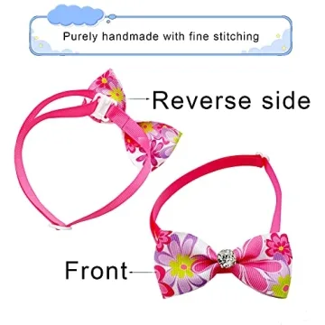 Stylish JpGdn Pet Bowties for Dogs and Cats - 12pc Set