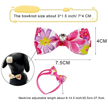 Stylish JpGdn Pet Bowties for Dogs and Cats - 12pc Set