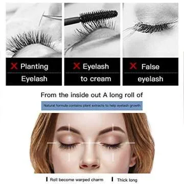 Pudaier Eyelash Growth Serum for Eyebrow Lash Irritation – Rapid Regrowth 100% Natural FDA Allergy Tested Unique Formula for All Skin Types (6 mL)