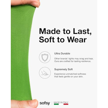sofsy Clover Green Tights | Ultra Soft, Durable Pantyhose