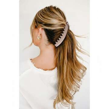 Banana Clip for Women and Girls - Large Claw Clips for Thick Hair, Banana Hair Clips