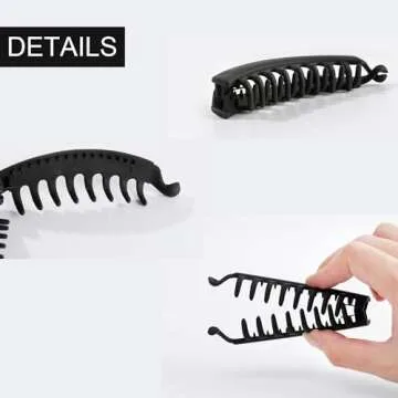 Banana Clip for Women and Girls - Large Claw Clips for Thick Hair, Banana Hair Clips