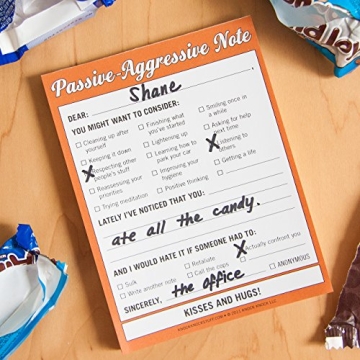 Hilarious Passive Aggressive Note Pad - Knock Knock
