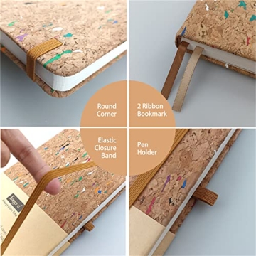 Keegood Cork Journal Notebook - Eco-Friendly & Stylish