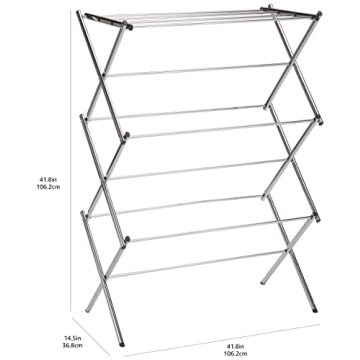 Amazon Basics Foldable Laundry Rack for All Indoor Drying