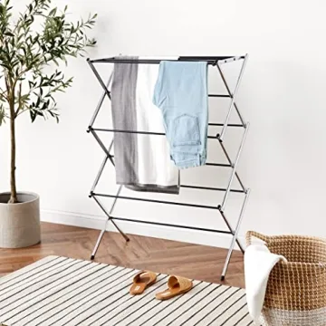 Amazon Basics Foldable Laundry Rack for All Indoor Drying