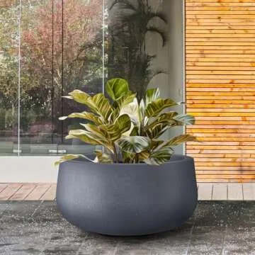 Kante Stylish 15.7" Concrete Planter with Drainage