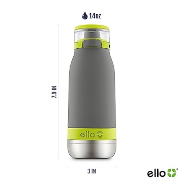 Ello Emma 14oz Kids Water Bottle – Insulated & Leak-Proof
