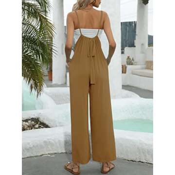 DEEP SELF Plus Sized Comfy Jumpsuits for Women - Cozy Soft Overall