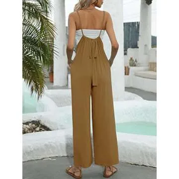 DEEP SELF Plus Sized Comfy Jumpsuits for Women - Cozy Soft Overall