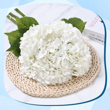 Dolicer Real Touch Hydrangea Flowers for Weddings & Decor