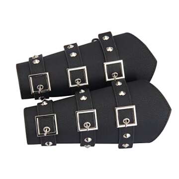 Wrist Armor Leather Bracer for Cosplay and LARP