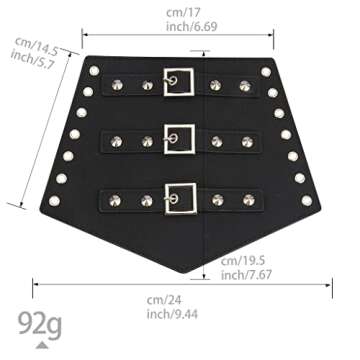 Wrist Armor Leather Bracer for Cosplay and LARP