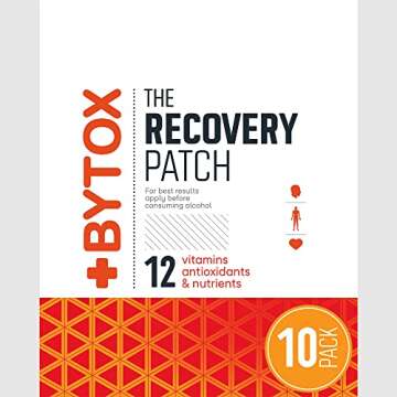 Bytox Recovery Patch - 10 Pack of Discreet Wellness Patches