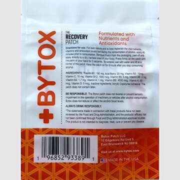 Bytox Recovery Patch - Effective 12-Ingredient Support