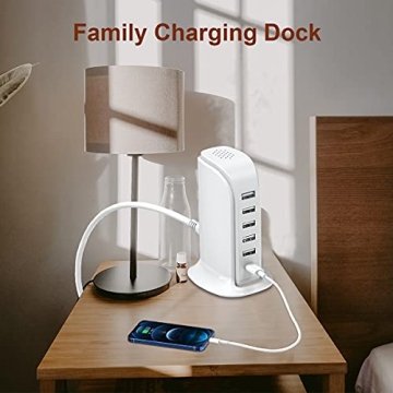 Upoy 40W 5-Port Charging Station for All Devices