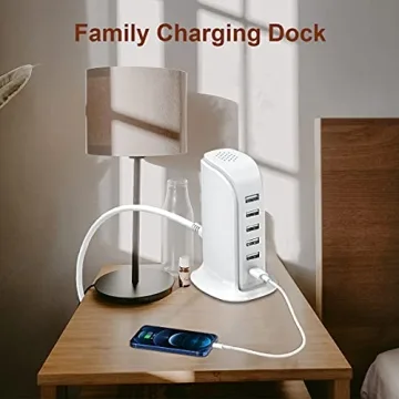 Upoy 40W 5-Port Charging Station for All Devices