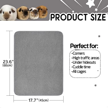 Purchase GINIDEAR Guinea Pig Cage Liner 4 Pack Washable